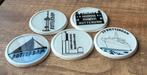 3D onderzetters Rotterdam set van 5, Glas of Kopje, Lm3dwinkel@gmail.com, Nieuw, LM3D