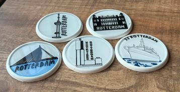 3D onderzetters Rotterdam set van 5 beschikbaar voor biedingen