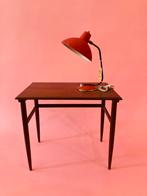 Franse Bureaulamp desklight uit jaren ‘70 koraalkleur, Huis en Inrichting, Lampen | Tafellampen, Ophalen of Verzenden, Zo goed als nieuw