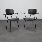2x Vintage Stoel Kembo, Ophalen, Gebruikt, Twee, Zwart