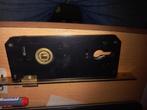 slot deur, deurslot insteek, schoten messing 10E NIEUW, Ophalen of Verzenden, Nieuw, Koper of Messing, Slot