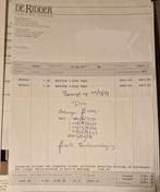 Massief teak design bank + fauteuil – De Ridder, Hout, Gebruikt, Driepersoons, 75 tot 100 cm