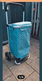 Boodschappen trolly tas, Sieraden, Tassen en Uiterlijk, Tassen | Reistassen en Weekendtassen, Ophalen, Zo goed als nieuw, 30 cm of meer