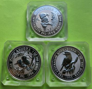 Kookaburra's 1993, 1994 en 1995 beschikbaar voor biedingen