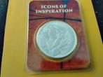 BEETHOVEN ICONS OF INSPIRATION 1 OUNCE ZILVER, Postzegels en Munten, Ophalen, Zilver