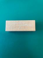 Nove Production Lynn collection 2.0 Journaling Inspiration, Ophalen of Verzenden, Zo goed als nieuw, Houten stempel