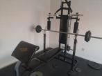 Thuisgym Krachtstation Kettler – complete set
met gewichten, Ophalen, Zo goed als nieuw, Fitnessbank