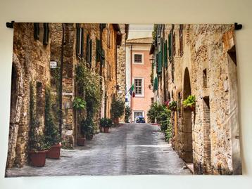 2 verschillende wandkleden Urban Cotton - Italië Thema beschikbaar voor biedingen