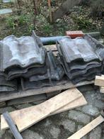 RBB dakpannen grijs, met linker hoekpannen, Ophalen, Gebruikt, Steen of Klei, 5 tot 10 m²