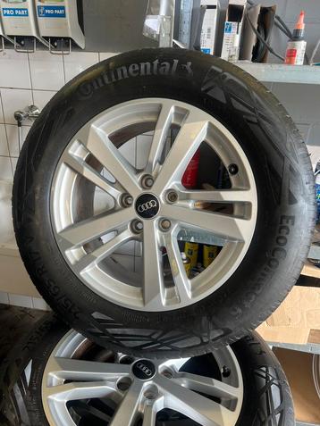 Originele set lichtmetalen velgen incl banden Audi beschikbaar voor biedingen