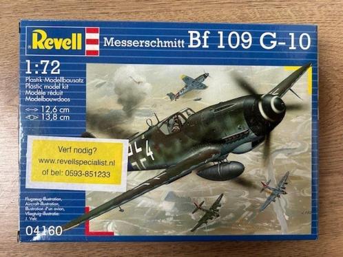 1:72 1/72 Revell Messerschmitt Bf 109 G-10, Hobby en Vrije tijd, Modelbouw | Vliegtuigen en Helikopters, Zo goed als nieuw, Vliegtuig
