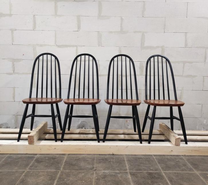 4 st. Lucian Ercolani # Ercol 1960s # referentie Tapiovara, Antiek en Kunst, Kunst | Designobjecten, Ophalen