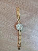 Goudkleurig dames horloge met zilveren steentjes, Ophalen of Verzenden, Nieuw