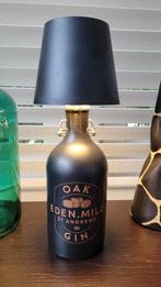 Eden Mill Gin Fles Tafellamp, Glas, Ophalen of Verzenden, Zo goed als nieuw, Modern