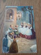 ANSICHTKAART  GELUKKIG NIEUWJAAR, Verzamelen, Ansichtkaarten | Themakaarten, Ophalen of Verzenden, 1940 tot 1960, Feest(dag)