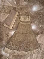 Beige Lehenga set, Overige typen, Beige, Nieuw, Ophalen