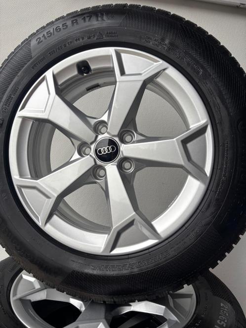 DEMOSET Audi Q3 velgen + winterbanden, Auto-onderdelen, Banden en Velgen, Velg(en), Winterbanden, 17 inch, 215 mm, Personenwagen