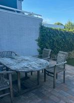 Teak houten tuinset, Tuin en Terras, Tuinsets en Loungesets, Ophalen of Verzenden, Zo goed als nieuw, Teakhout