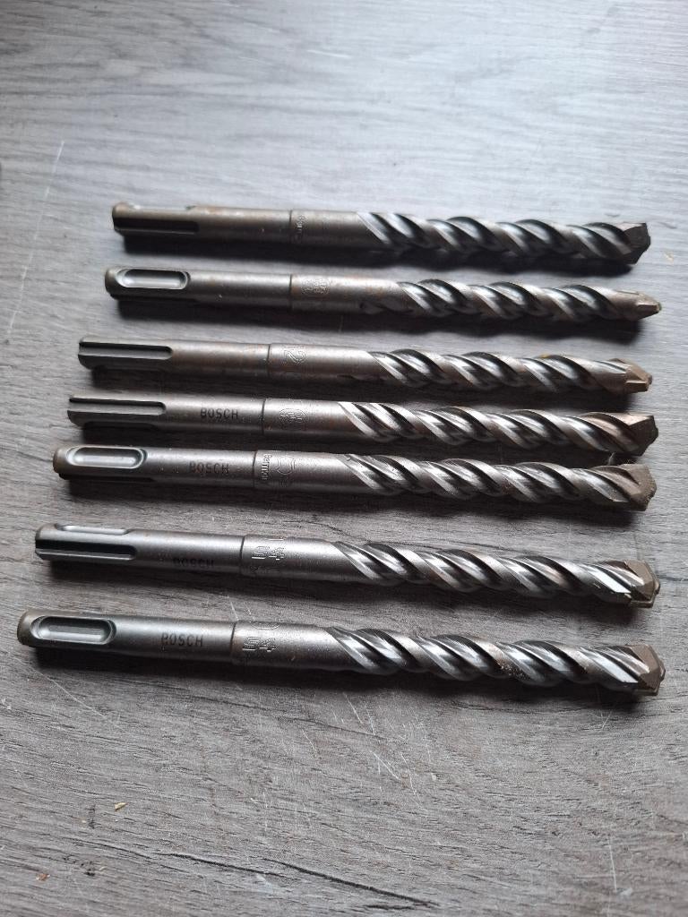 7 bosch steenboren 12 mm SDS plus D4 16 cm lang, Doe-het-zelf en Verbouw, Gereedschap | Handgereedschap, Ophalen of Verzenden
