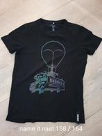Shirt zwart fortnite battle bus maat 158 / 164 merk name it, Ophalen of Verzenden, Zo goed als nieuw, Jongen, Shirt of Longsleeve