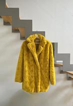 Gele bontjas maat M/L, Maat 38/40 (M), Geel, Ophalen of Verzenden, Zo goed als nieuw