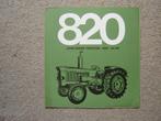 JD 1: John Deere 820, Verzenden, Zo goed als nieuw, Folder