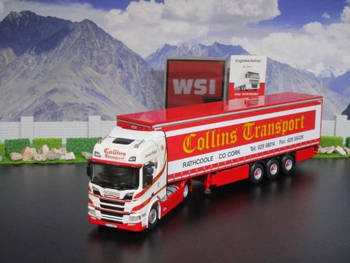 Wsi 01-2295 Collins Transport , Scania R Highline CR20H, Hobby en Vrije tijd, Modelauto's | 1:50, Nieuw, Bus of Vrachtwagen, Wsi