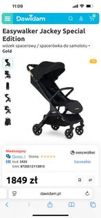 Easywalker jackey buggy, Ophalen of Verzenden, Gebruikt, Overige merken, Verstelbare rugleuning