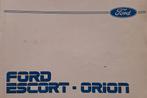 Ford Escort Orion Sierra Handleidingen en Brochure, Ophalen of Verzenden, Gelezen, Ford