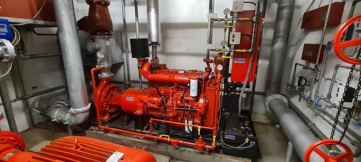 Doosan diesel motor voor sprinklerinstallaties, Doe-het-zelf en Verbouw, Motoren, Gebruikt, Dieselmotor, 1800 rpm of meer, Ophalen