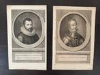 twee etsen, Antiek en Kunst, Kunst | Etsen en Gravures, Ophalen of Verzenden