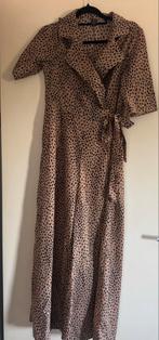 Jumpsuit Luipaardprint Maat L, Beige, Maat 42/44 (L), Ophalen of Verzenden, Zo goed als nieuw