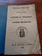 Reglement 1846 beheer Dijken Noord-Brabant Den Bosch, Antiek en Kunst, Ophalen of Verzenden, Diverse