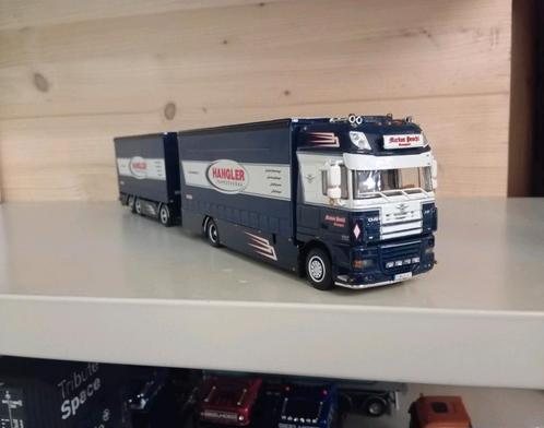 Daf XF Markus Peschl combinatie WSI, Hobby en Vrije tijd, Modelauto's | 1:50, Nieuw, Bus of Vrachtwagen, Wsi, Ophalen of Verzenden