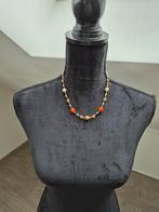 TT : leuke ketting, Sieraden, Tassen en Uiterlijk, Kettingen, Verzenden, Zo goed als nieuw, Oranje, Goud