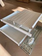 2x komplement uittrekbaar schoenenrek 50 cm, Ophalen, Zo goed als nieuw