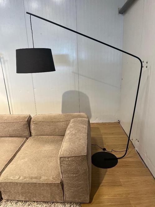 Elegante Frandsen Eijerkamp Booglamp - Zwart, Huis en Inrichting, Lampen | Vloerlampen, Zo goed als nieuw, 200 cm of meer, Metaal