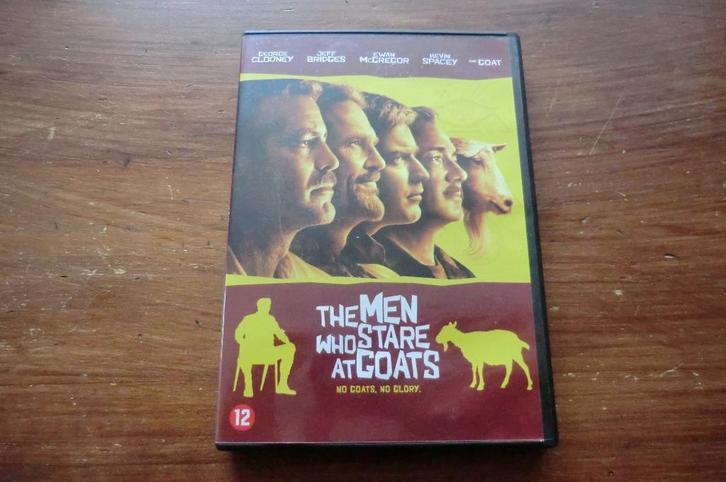 DVD - The men who stare at goats / George Clooney, Bridges, Cd's en Dvd's, Dvd's | Avontuur, Zo goed als nieuw, Vanaf 12 jaar