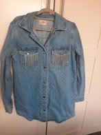 Mooie blouse/tuniek 81 cm lang, Kleding | Dames, Ophalen of Verzenden, Zo goed als nieuw, Maat 36 (S), Blauw