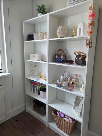 2x Billy Boekenkast Wit - Perfect voor opslag! - afbeelding 2