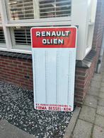 Emaille reclamebord Renault olien Bessel Kok Bk-gas garage, Ophalen of Verzenden