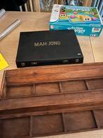 Mahjong inclusief 5 houten bordjes zgan, Hobby en Vrije tijd, Gezelschapsspellen | Bordspellen, Ophalen of Verzenden, Zo goed als nieuw