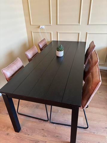 Goossens eettafel - eikenhout - 220x90cm beschikbaar voor biedingen