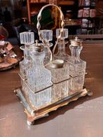 Art Deco tafelset olie azijn kruiden curiosa, Antiek en Kunst, Ophalen of Verzenden