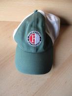 Feyenoord cap  groen-wit met logo, Verzamelen, Gebruikt, Ophalen of Verzenden