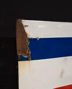 Super groot en zwaar emaille bord TOTAL️⛽️, Ophalen, Reclamebord, Gebruikt, .