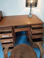 Eiken bureau antiek handgemaakt., Antiek en Kunst, Antiek | Kantoor en Zakelijk, Ophalen