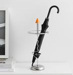 Vintage Memphis Paraplubak, Chroom – Mid Century Modern, Ophalen of Verzenden, Zo goed als nieuw, Minder dan 10 liter, Rvs