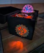 Unieke Steampunk/ plasma bol lamp., Huis en Inrichting, Lampen | Tafellampen, Ophalen of Verzenden, Nieuw, Minder dan 50 cm