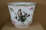 Hutschenreuther porseleinen bloempot met vogels, Antiek en Kunst, Ophalen of Verzenden
